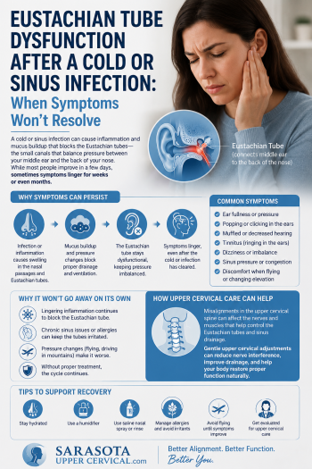 Eustachian tube dysfunction after a Cold or Sinus Infection: When Symptoms Won't Resolve