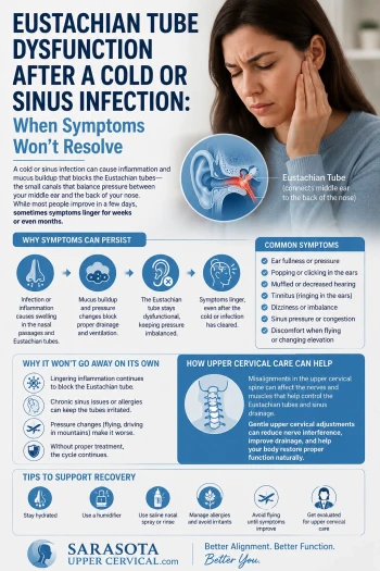 Eustachian tube dysfunction after a Cold or Sinus Infection: When Symptoms Won't Resolve