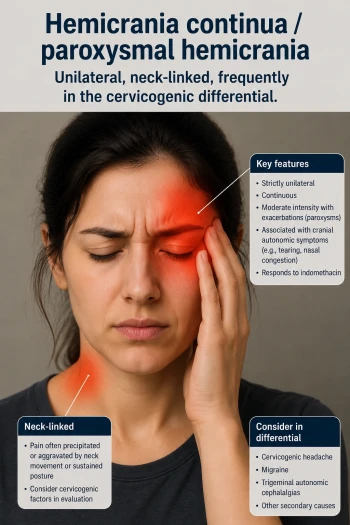 Is It a Cervicogenic Headache or Hemicrania Continua? How to Tell the Difference