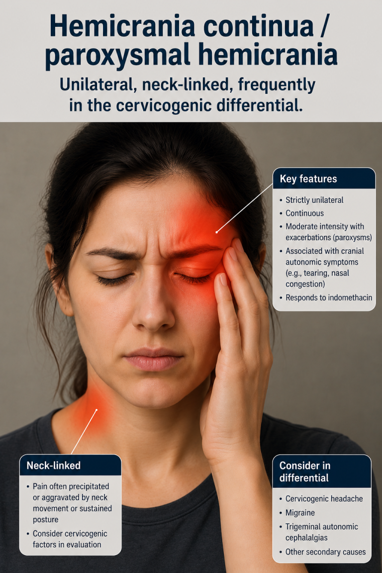 Is It a Cervicogenic Headache or Hemicrania Continua? How to Tell the Difference