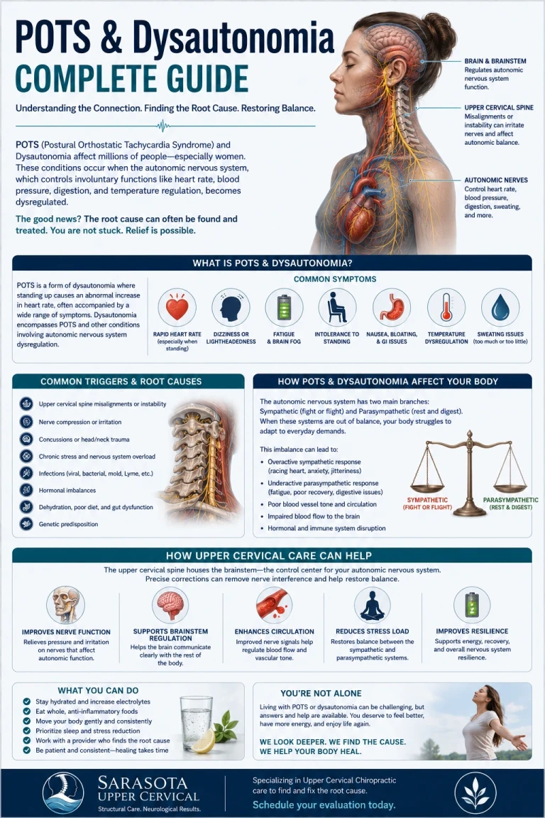 POTS and Dysautonomia: A Complete Guide to the Upper Cervical Connection