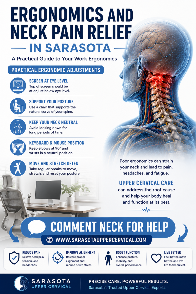 ergonnomics and neck pain releif in sarasota a practical guide to your work ergonomics Practical ergonomic adjustments