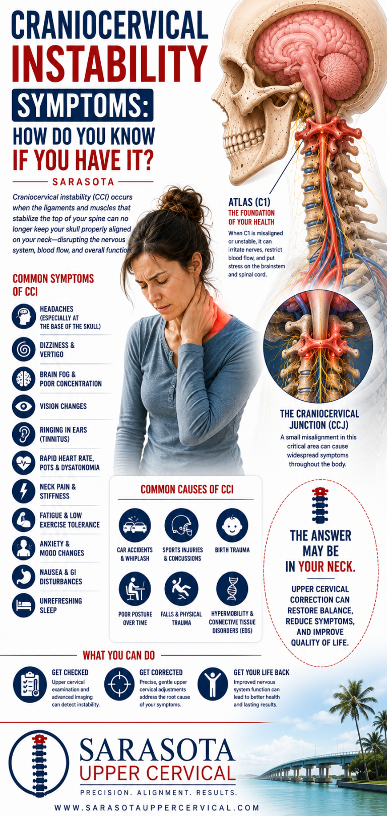 Craniocervical Instability Symptoms: How Do You Know If You Have It? | Sarasota