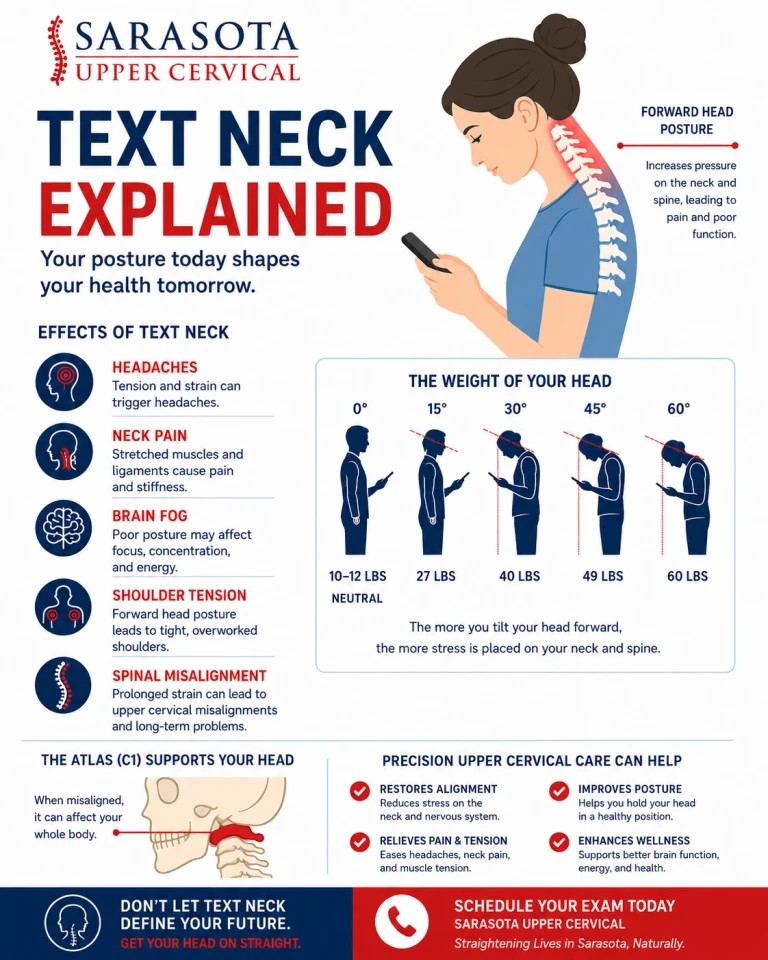 Text neck explained | Sarasota Upper Cervical