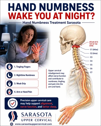 Hand numbness wake you at night | Hand numbness treatment Sarasota