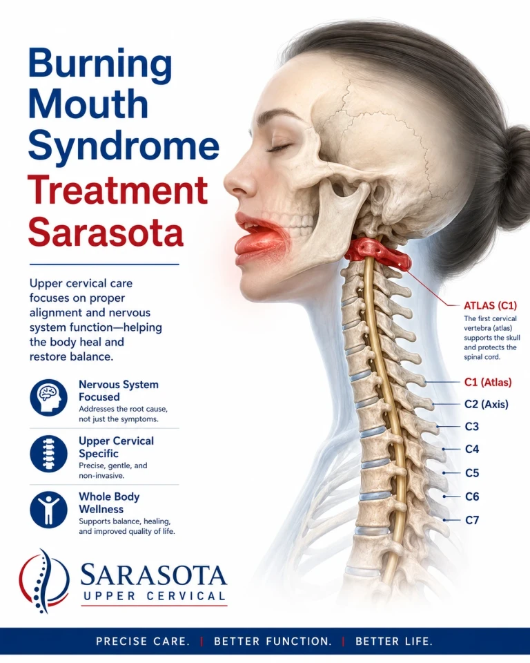 Burning mouth syndrome and the upper cervical connection | Burning mouth syndrome treatment Sarasota