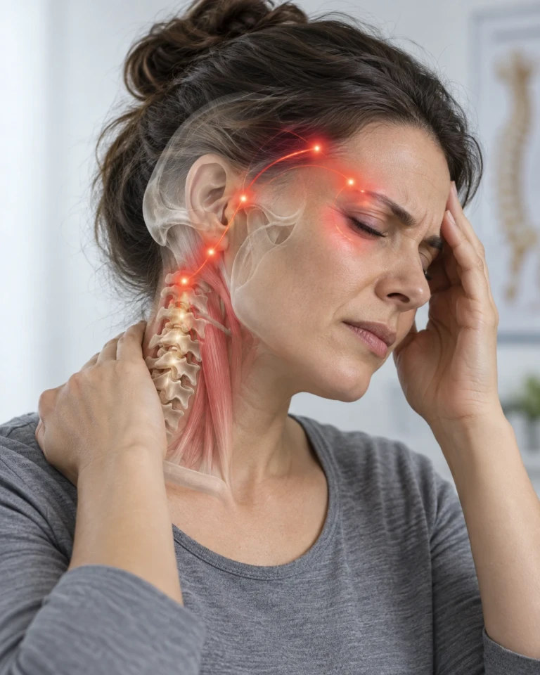 Cervicogenic Headache Treatment in Sarasota: Signs Your Head Pain Comes From Your Neck
