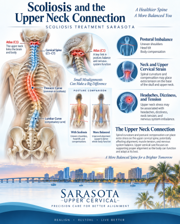 Scoliosis and the upper neck connection | Scoliosis treatment sarasota