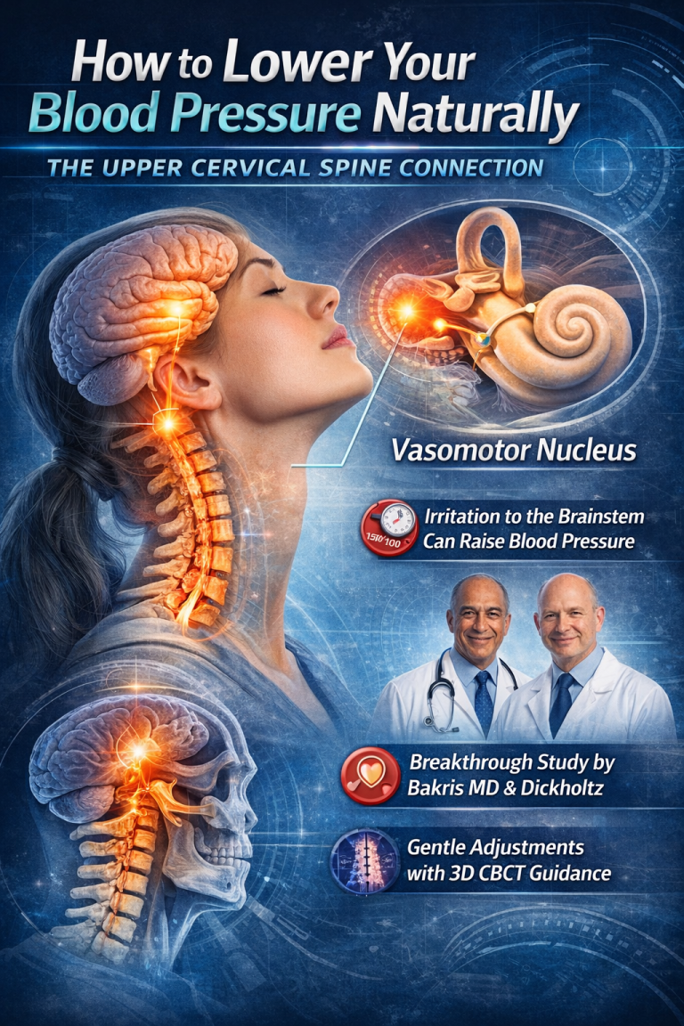 How to Lower Your Blood Pressure Naturally | The Upper Cervical Spine Connection