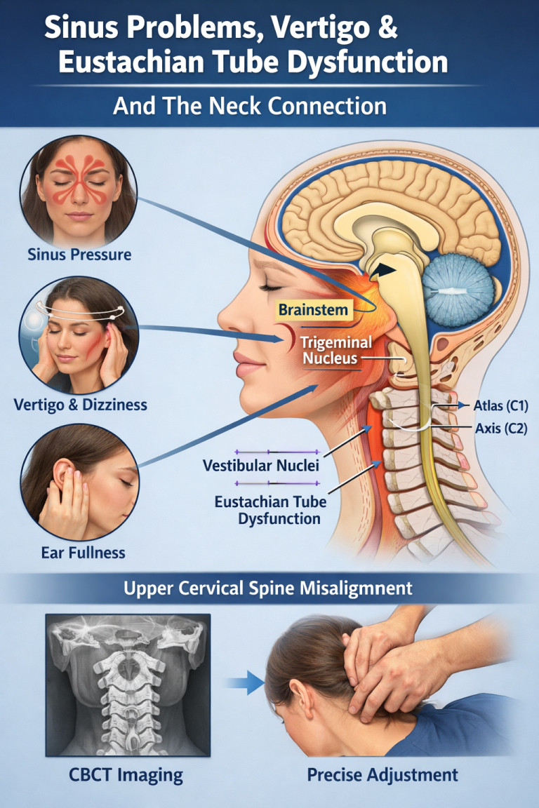 Sinus Problems, Eustachian Tube Dysfunction, Vertigo, and the Neck Connection