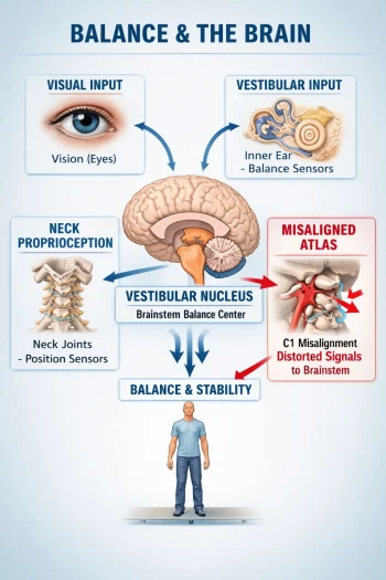 Understanding Balance: The Three Systems That Keep You Steady | Vertigo relief with upper cervical chiropractic