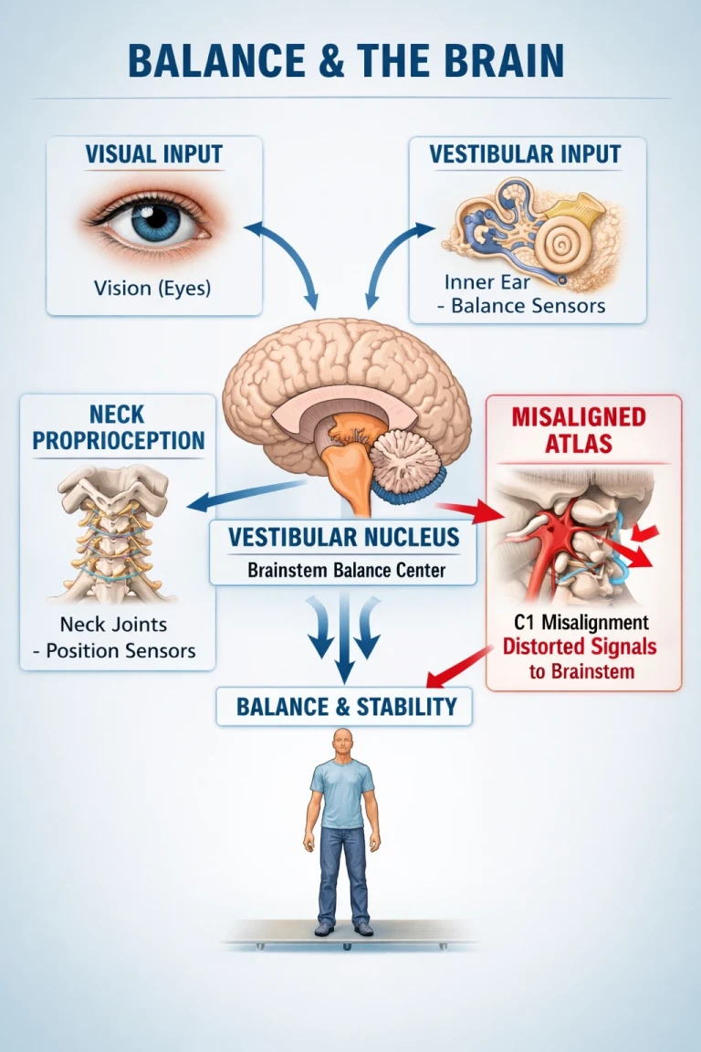 Understanding Balance: The Three Systems That Keep You Steady | Vertigo relief with upper cervical chiropractic