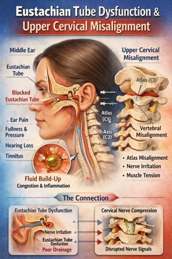 Why do I have pressure in my ear? |Eustachian Tube Dysfunction Treatment | Upper Cervical Chiropractor Near Me