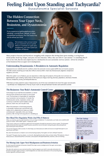 Feeling Faint Upon Standing and Tachycardia? | Dysautonomia Specialist Sarasota