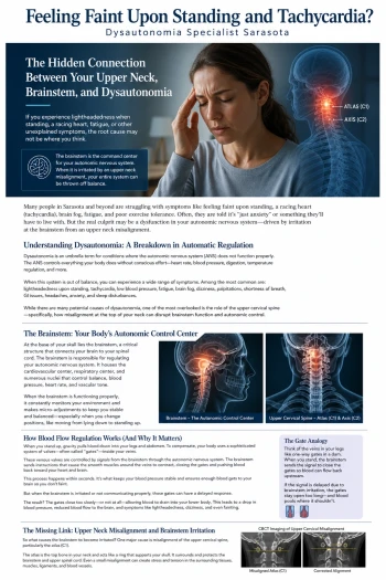 Feeling Faint Upon Standing and Tachycardia? | Dysautonomia Specialist Sarasota