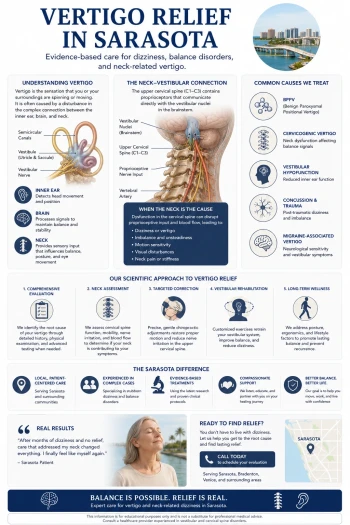 Find Vertigo Relief in Sarasota | How Your Neck Can Be at the Root Cause of Vertigo