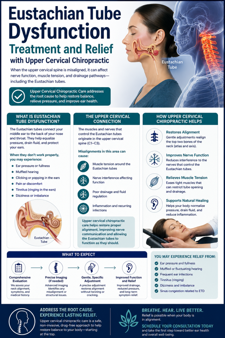 Eustachian Tube Dysfunction: Treatment and Relief with Upper Cervical Chiropractic