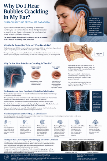 Why Do I Hear Bubbles or Crackling in My Ear? | Eustachian Tube Specialist Sarasota